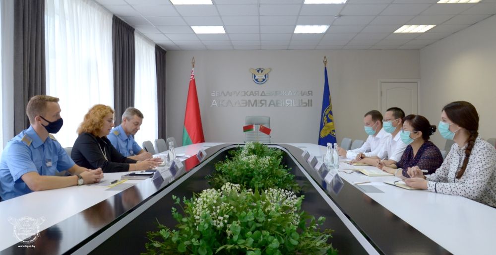 Академию авиации посетила делегация резидентов Китайско-Белорусского индустриального парка «Великий камень»