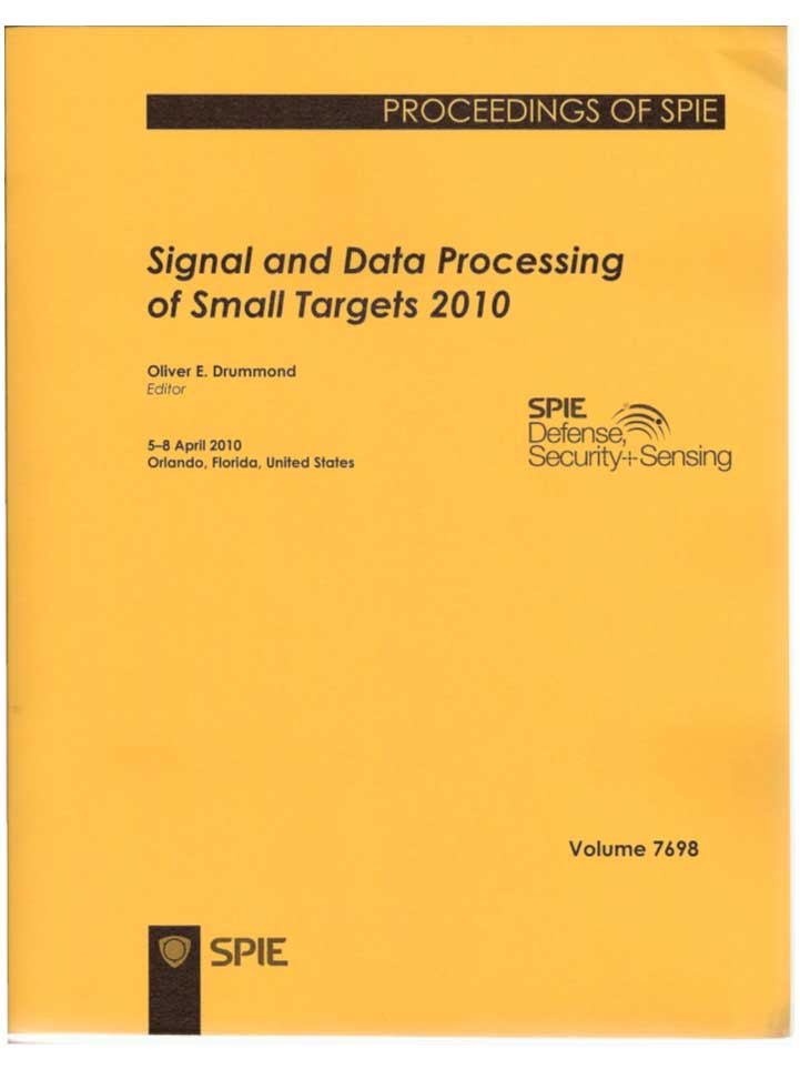Signal and Data Processing of Small Targets 2010 г, Orlando, Florida, United States