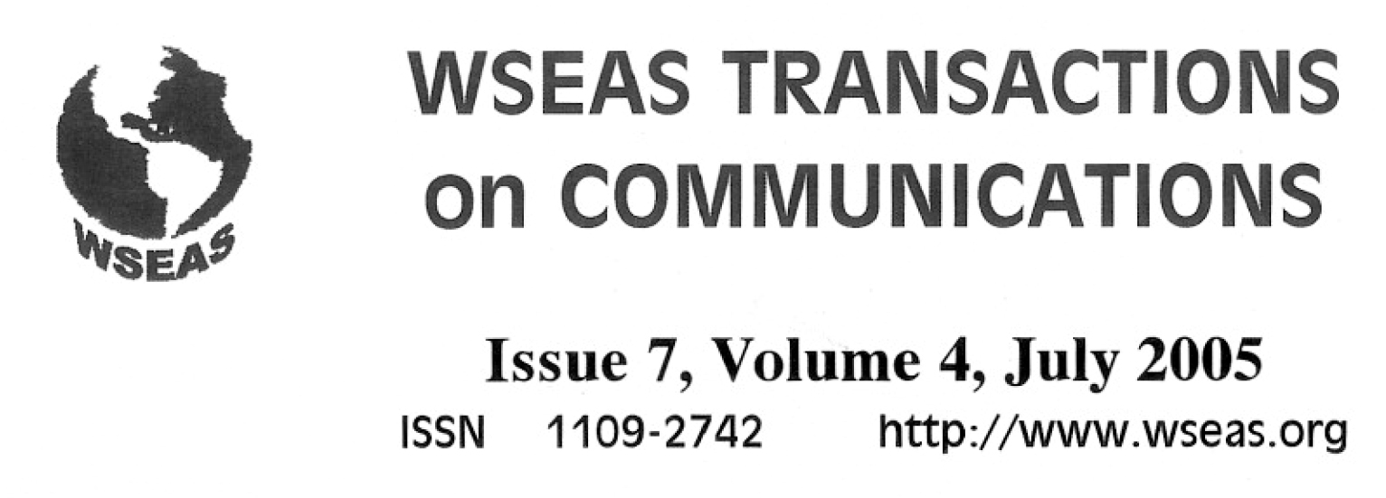WSEAS Transactions on Communications