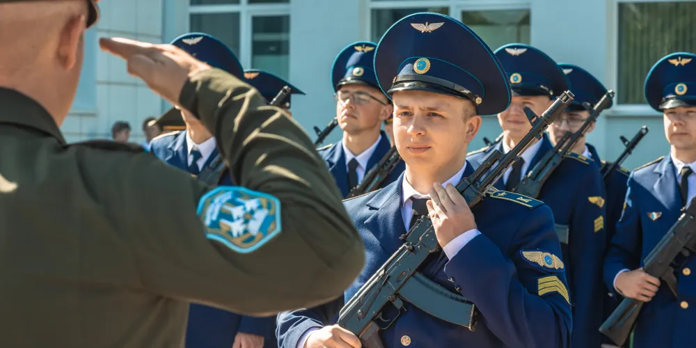 Военная присяга курсантов ОССО