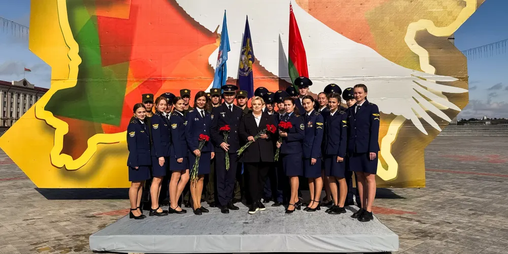Минск отметил 958-й день рождения: курсанты БГАА стали частью масштабного праздника
