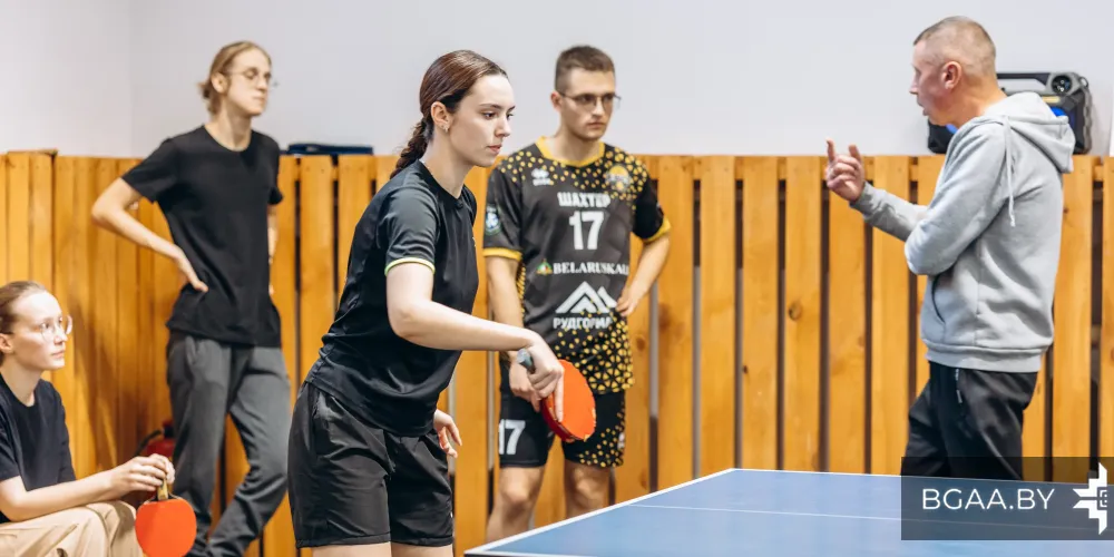 Спартакиада среди курсантов БГАА: теннис настольный
