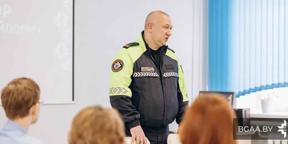 В БГАА прошло профилактическое мероприятие по безопасности дорожного движения