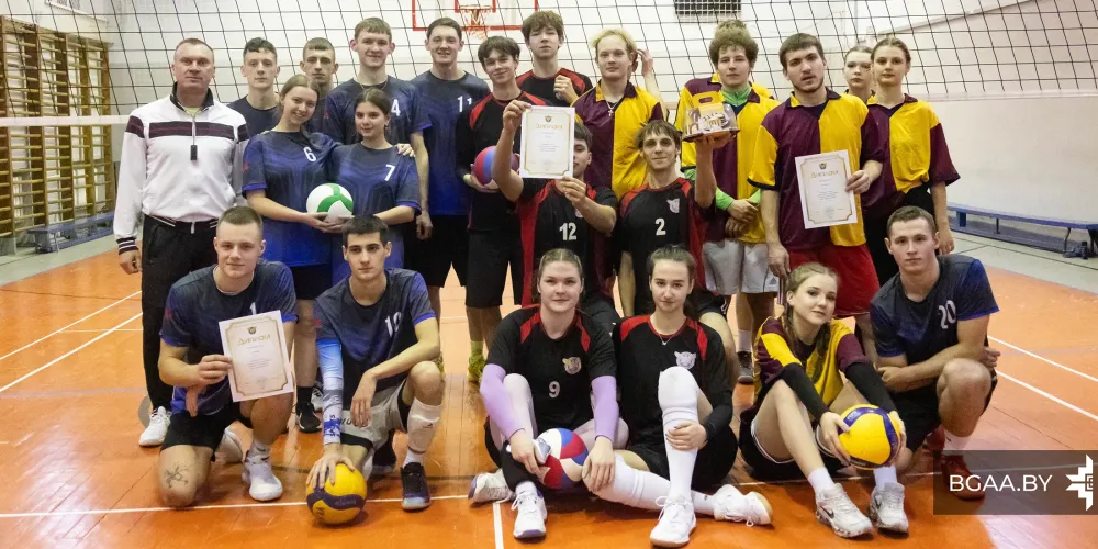 Спартакиада среди курсантов БГАА: волейбол